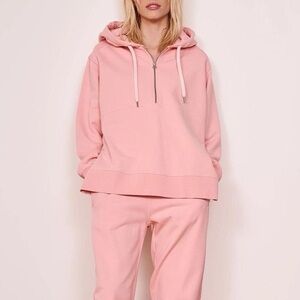 LA LIGNE New York‎ Pink Blush Super Hoodie Oversized Sweatshirt Size Small